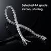 The Classic 925 Silver Plated Gold Zircon Advanced Sense Tennis Bracelet Fashion Personality Exquisite Jewelry Party Gifts