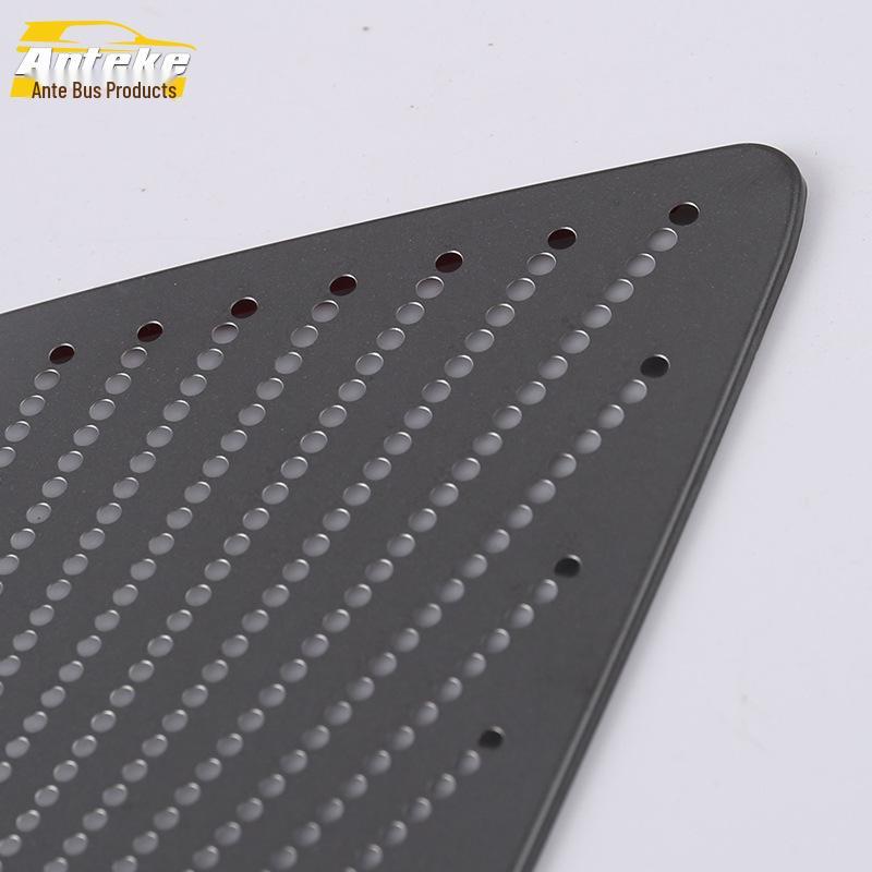 18 CC Front Panel Speaker Cover: Center Console Audio Box Decorative Sequin Sticker (Front Row).