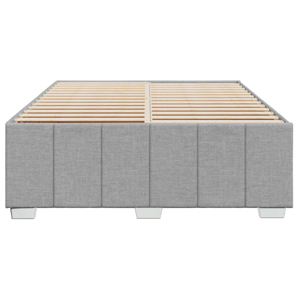 Vidaxl Bed Frame Without Mattress, Light Gray, 160X200 Cm, Upholstered