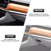 For 22-2025 Jeep Compass Black Co-pilot Storage Glove Box Door Handle Cover Trim