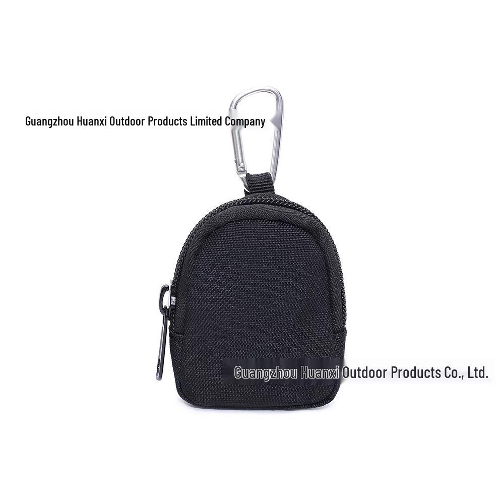 Portable Outdoor Coin and Earphone Hanging Bag - Tactical Small Waist and Storage Bag