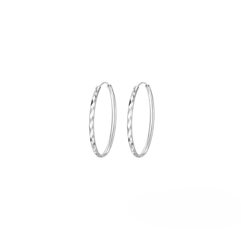 Women's Round Earring, New Collection  Big Hoop Earrings Fashion Women Zircon