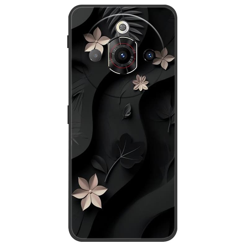 

For ZTE Blade A75 5G Case Cute Fashion Black Silicone Soft Phone Case For ZTE Nubia Focus 5G Back Cover Cases Shockproof Shell ZTE nubia Focus Pro