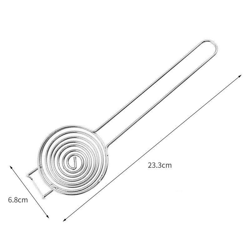 

Portable Spiral Stainless Steel Egg White Separator Egg Yolk Separator with Long Handle Household Egg Tools Kitchen Accessories