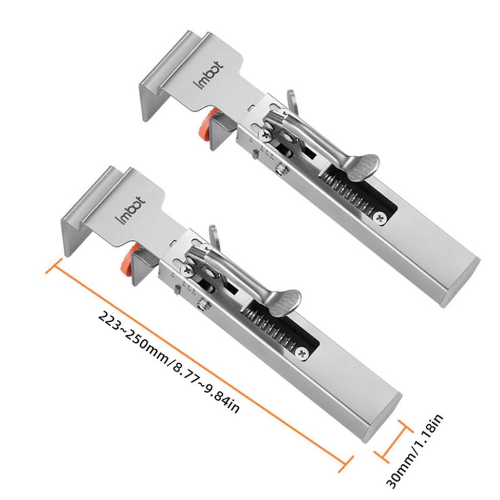 2Pcs Adjustable Drawer Fixing Clamp, Drawer Panel Front Installation Clamp,
