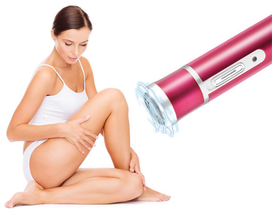 Electric Depilator Shaver Underarm Shaving Women's Eyebrow Trimming Knife Men's Nose Hair Four Head Repair Knife