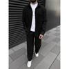 Spring and autumn 2025 new European and American men's corduroy long-sleeve jacket, fashion, casual and high-quality trousers