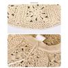 British Style UV Protection Sunscreen Straw Hats Breathable Foldable Bucket Cap Lightweight Beach Hats Vacation Accessory
