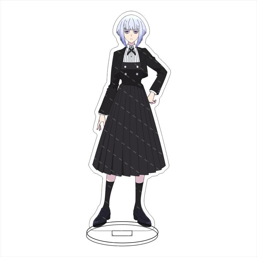 Rock Is A Lady's Modesty Acrylic Stand Model Plate Decoration Originality Desk Figure Display Fans Gift Cartoon Prime Products