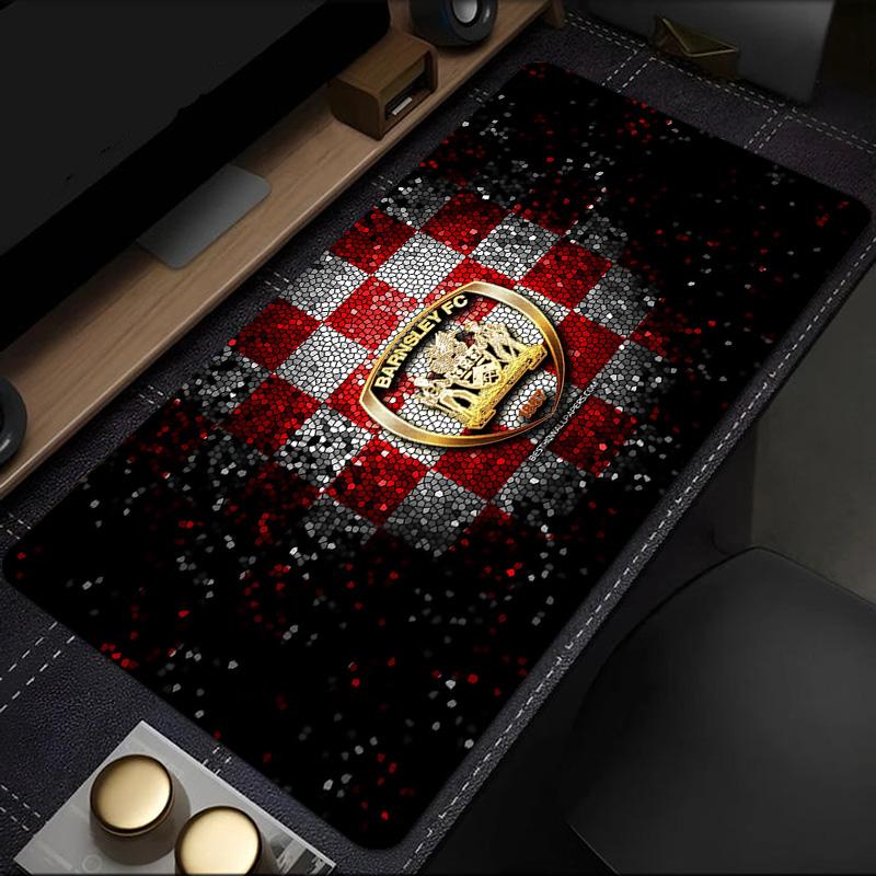 Barnsley Crest Design Mouse Pad, Rubber Base, Mouse Pad for Gamers and Office Use, Gaming Desk , Easy To Clean Mat Christmas fan gifts