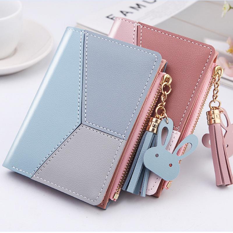 2023 Women's Tassel Zipper Wallet: Small Coin and Card Holder