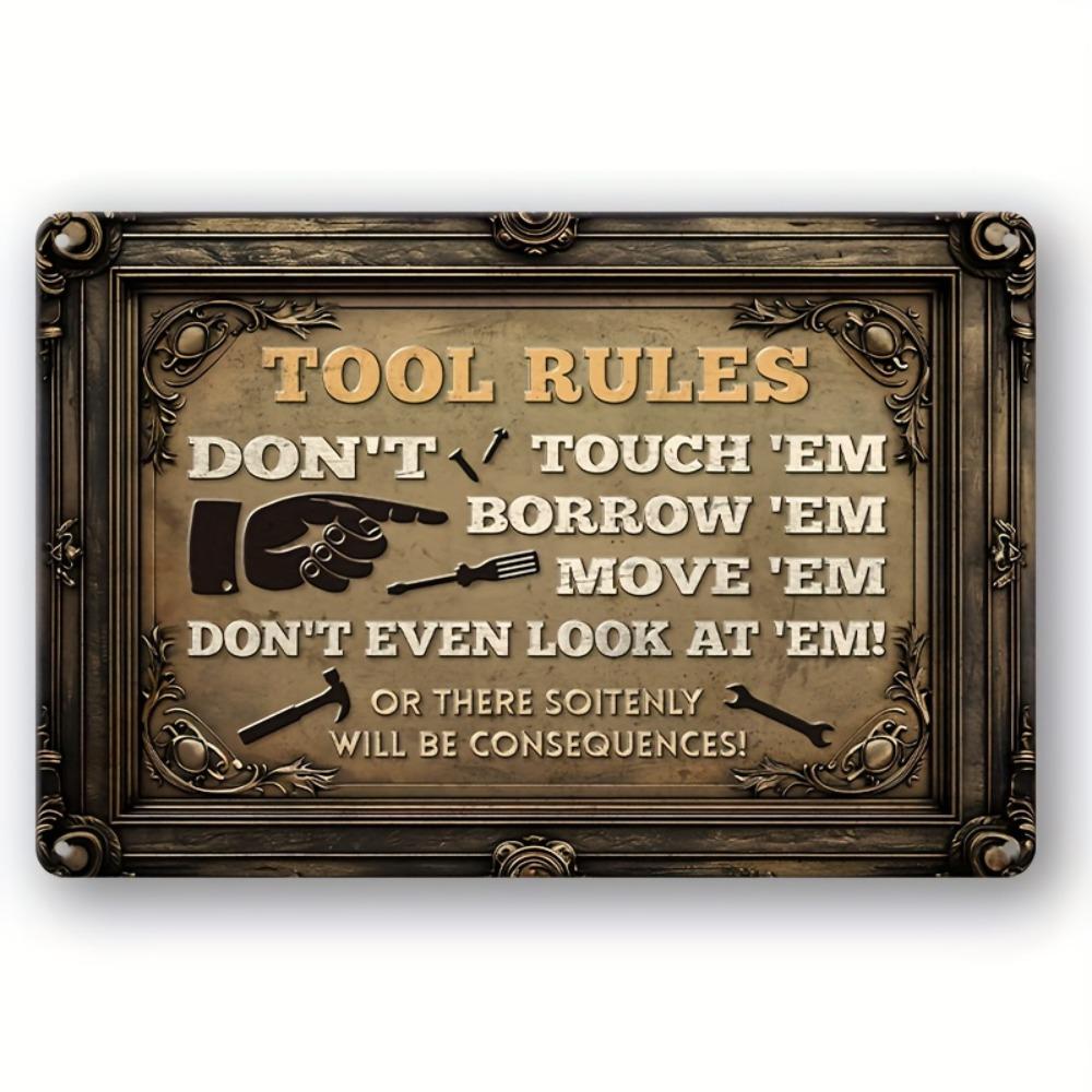 Vintage Metal Tin Poster BBQ Beer Bar Retro Metal Tin Signs Posters Plate Wall Decor for Bar Restaurant Cafe Clubs Retro Plaque