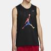 Jordan Sport DNA Mesh Atmungsaktives Basketballtrikot Herren Tops Schwarz CK9591-010