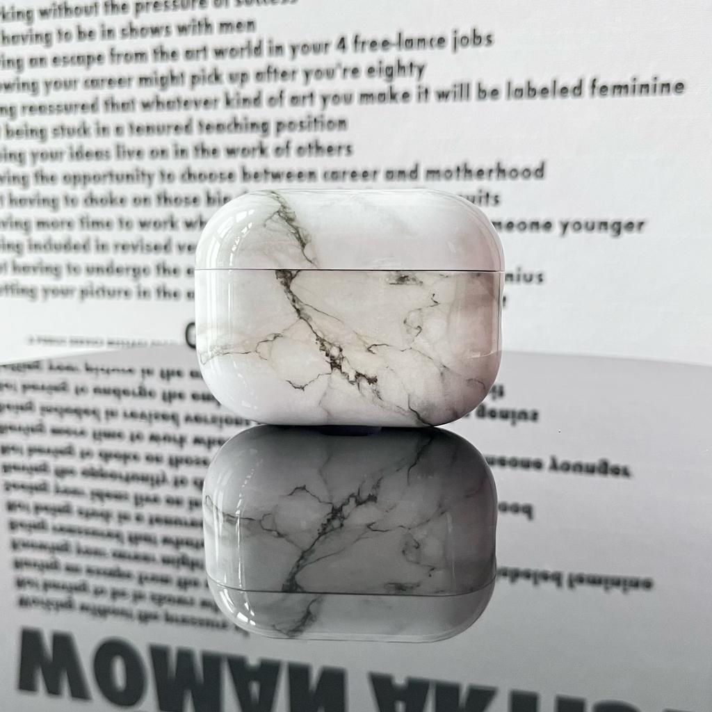 Marble Earphone Case for AirPodsPro2 Earphone Case PC All-inclusive Earphone Case