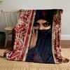 Mystic Red Lady Art Blanket for All Seasons Blanket Lunch Break Throw Gift