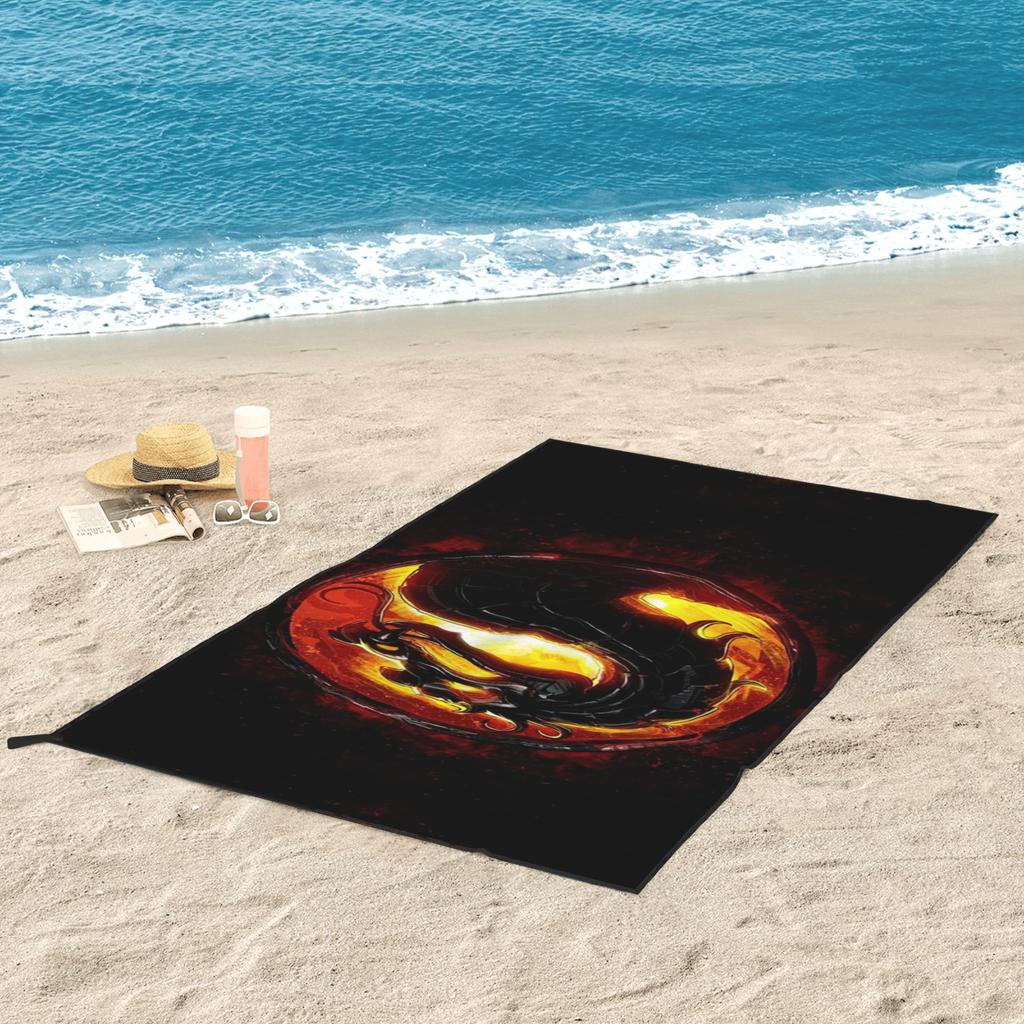 Mortal Kombat Beach Towel Soft Microfiber Quick Dry Absorbent Quick Towels For Bath