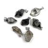 Natural Crystal 925 Silver Herkimer Diamond Pendant DIY Instagram Popular Style Clavicle Chain