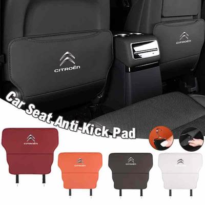 Car Seat Anti-Kick Pad Seatback Storage Protector Cover Accessories For C4 C3 C5 C1 C2 C-Elysee Berlingo Picasso Jumpy