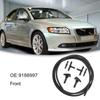 ACROPIX Front Windshield Washer Nozzle Windshield Washer Hose with 4 Connectors 2M Volvo Compatible with S40 Black 7pcs