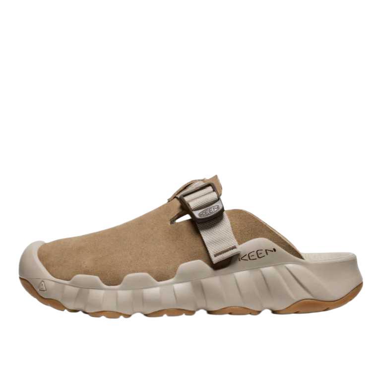 Keen Hyperport Clog Leather Closed Toe Slippers Men s Brown 1030763 41