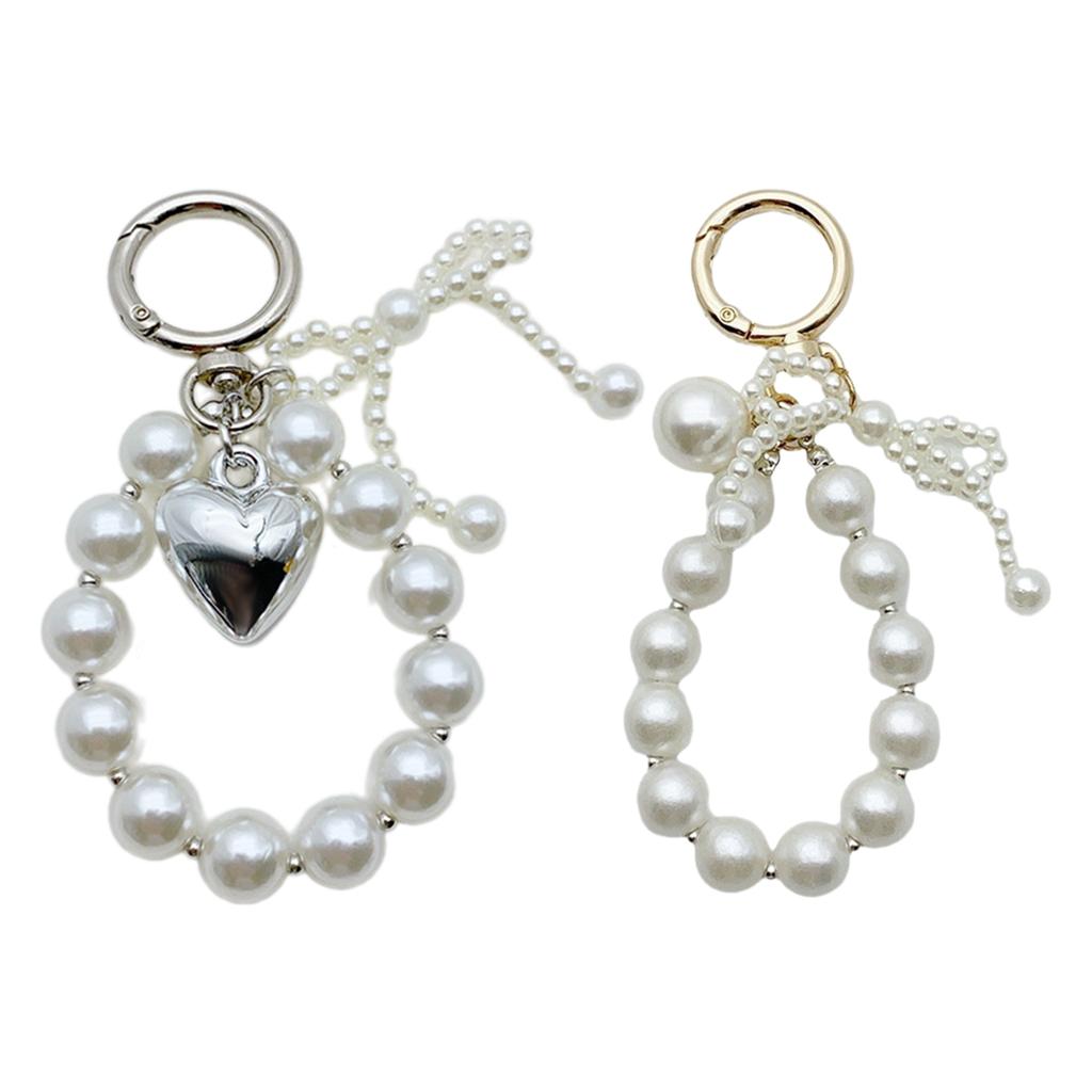 Breloc elegant cu papion, cu perle artificiale, pandantiv cu papion pentru genți și rucsacuri de damă, breloc colorat pentru geantă