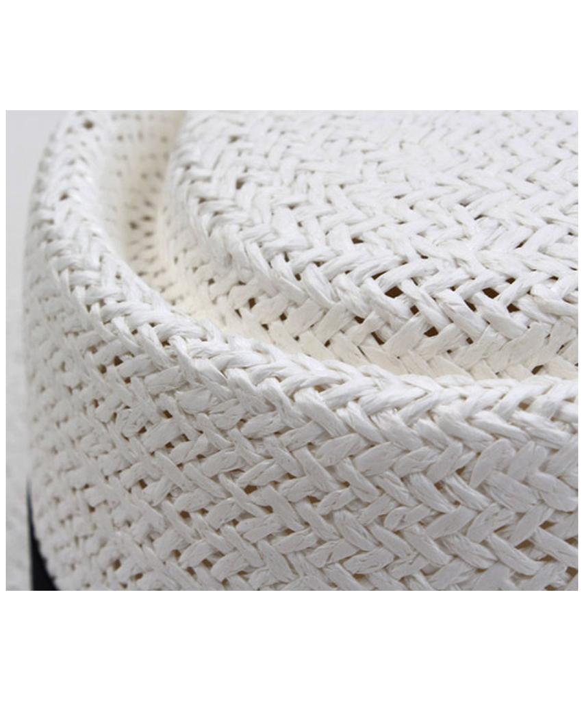 Yunibeosyeolkemiseuteuli Thunder Home White Summer Fedora Summer Fedora