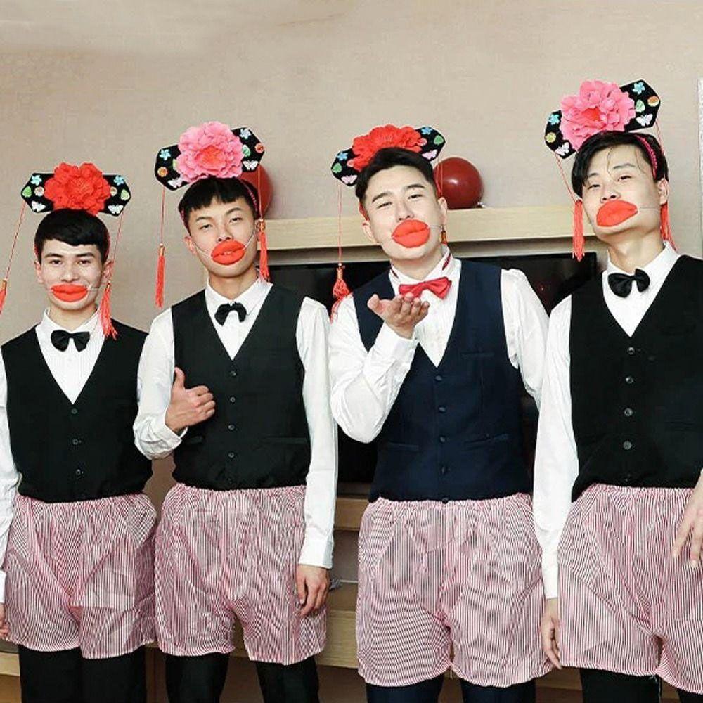 1Pcs Chinese Style Traditional Crown Hat with Long Tassel Wedding Party Cap