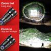 Most Powerful LED Flashlight Strong Light Tactical Torch Outdoor Waterproof Camping Hiking Lantern  USB Rechargeable Lamp