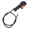 Handle Switch Durable Freely Retractable Strong Sturdy Stable Good Compatibility Plastic Grass Trimmer Throttle Control Handle with Switch for Garden