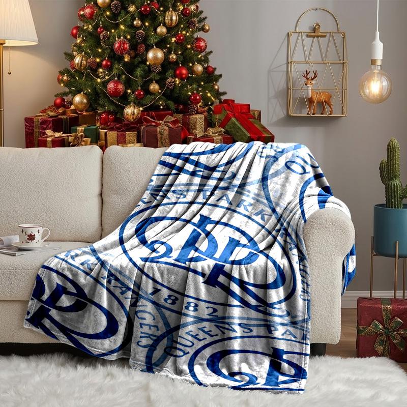 Queen's Rangers Crest Blanket Lightweight Ideal Bedding Blanket Perfect for Travel, Camping, Living Rooms, Offices, Sofas, Fan Christmas gift