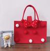 Large Capacity Felt Tote Bag for Kids - Cartoon Doll Design, Ideal for Baby Gifts