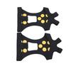 10 Tooth Outdoor Climbing Crampons Anti Slip Stainless Steel Mountaineering Ice Snow GripperM Size