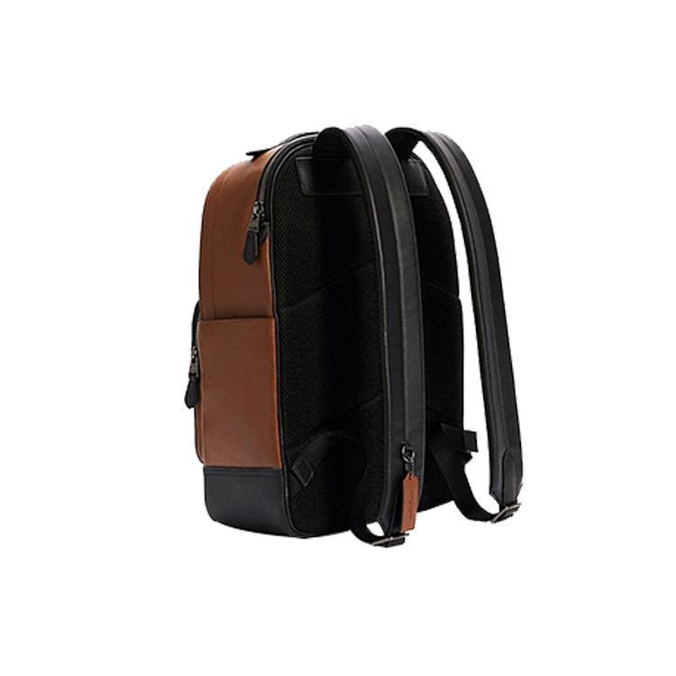 Coach Graham Leather Casual Backpack Men Backpack Brown C2934-QBSD