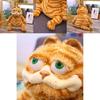 Cartoon Garfield Plüschtier Dicke Katze Weiches Kuscheltier Kissenpuppe 12-18 Zoll**