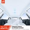 YZ For Tesla Model 3 Model Y 2021-2024 New Upgrade Ice Cloth Buckle Sun Shades Glass Roof Sunshade Front Rear Sunroof Skylight