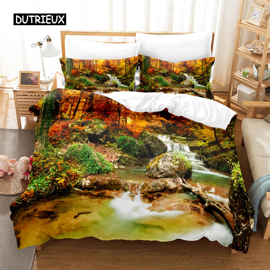 Dense Forest Bedding Set Duvet Cover Set 3d Bedding Digital Printing Bed Linen Queen Size Bedding Set Fashion Design