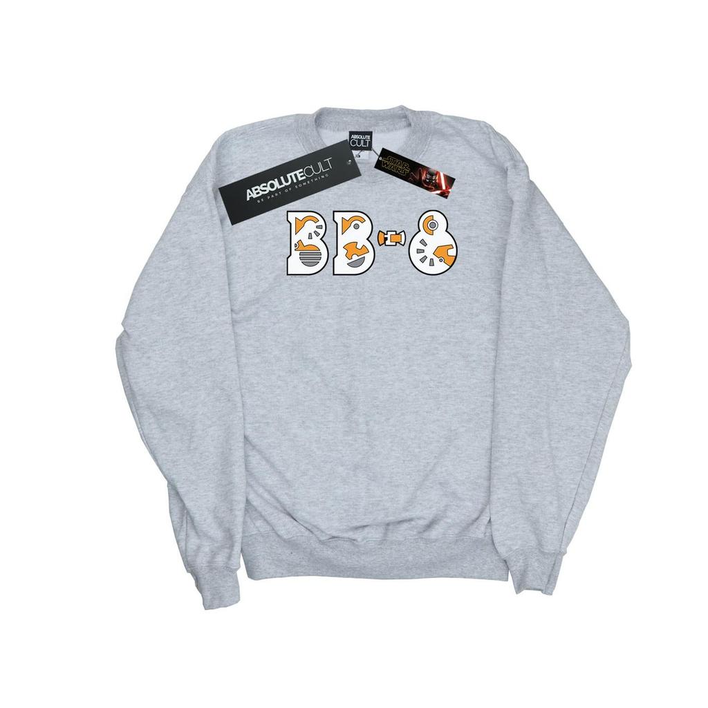 Star Wars Mens The Rise Of Skywalker BB-8 Text Logo Sweatshirt