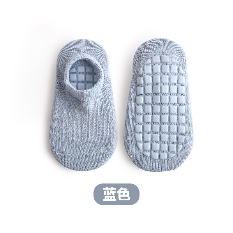 Summer Baby Sock for Boy Girl Candy Solid Color Ankle Short Sock for Toddler Thin Soft Breathable Indoor Non-slip Floor Sock