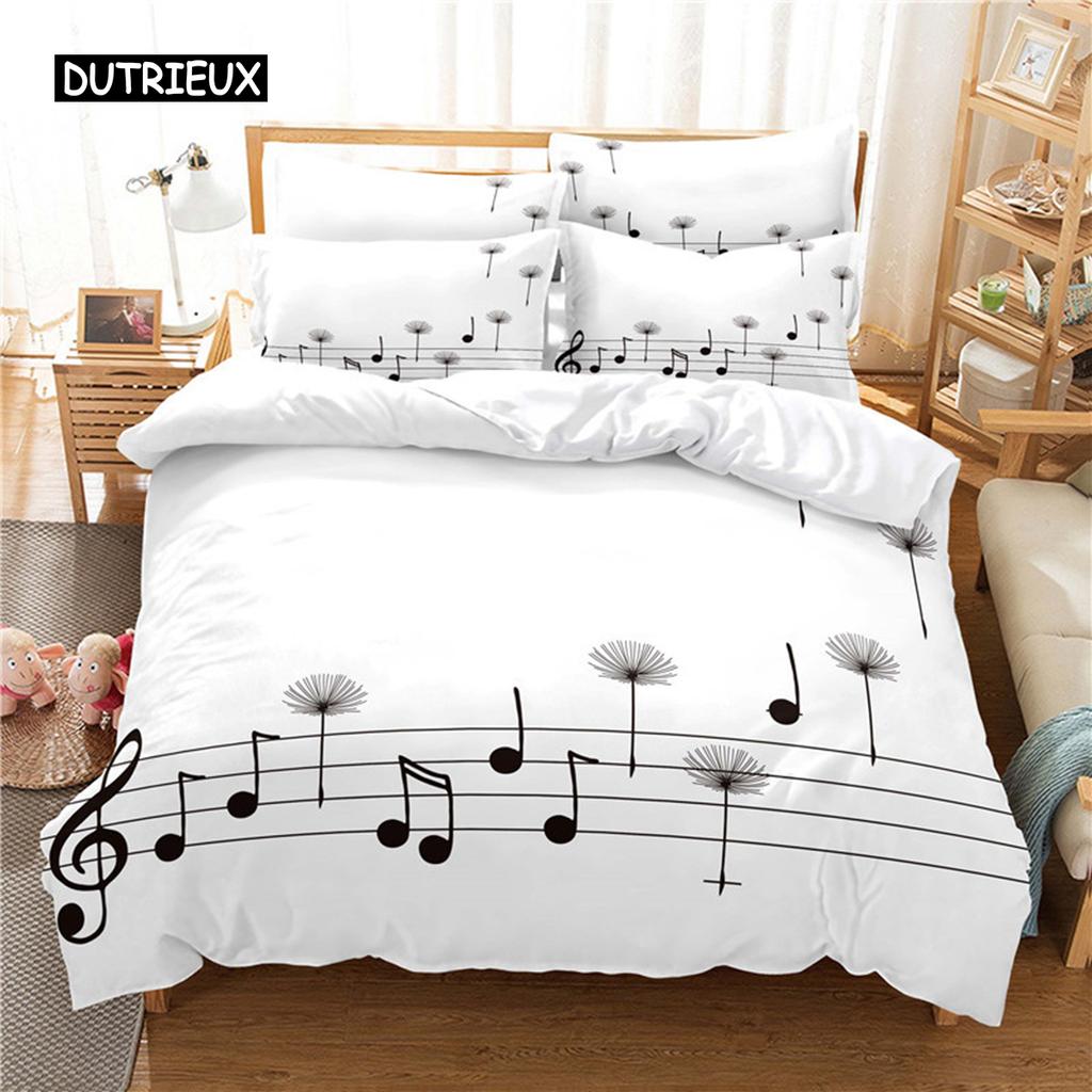 Comfortable Stylish Pattern Duvet Cover Set With Duvet Cover And Pillowcases King Queen Twin Sizes For All Ages