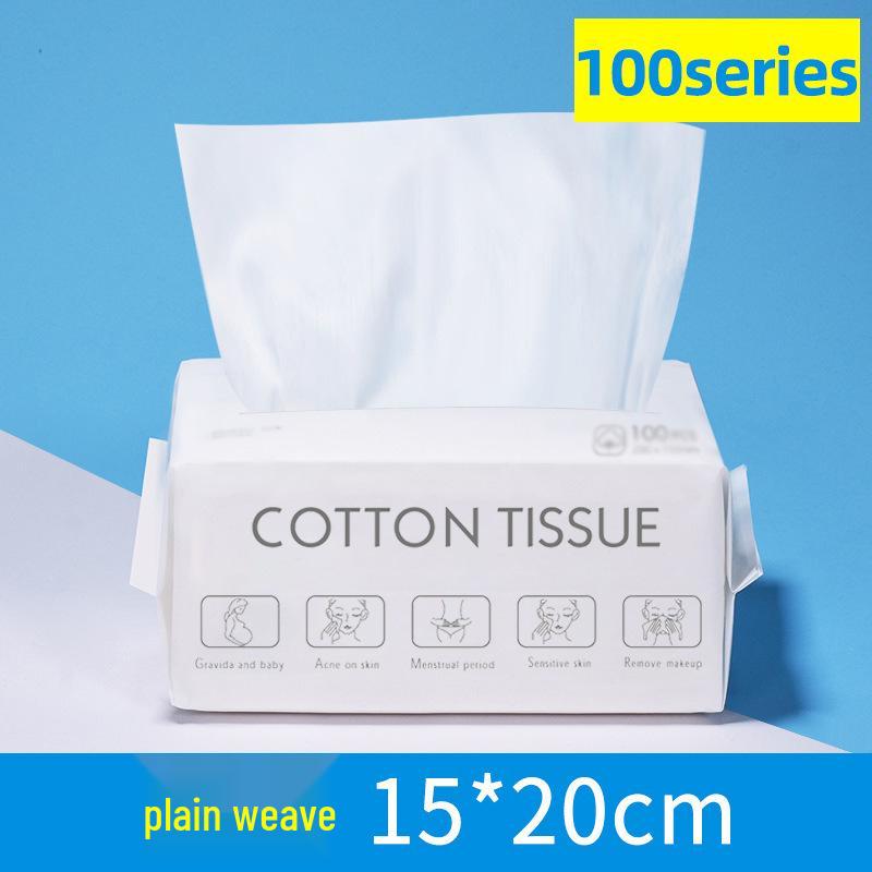 Premium Thickened Cotton Face Wash Towels - Soft & Disposable for Wet/Dry Cleansing, Beauty, and Makeup Removal