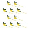 Replacement Trigger Sprayer Nozzles Set of 10 Adjustable Stream and Mist Nozzles for Efficient Cleaning Tasks At Home or Office