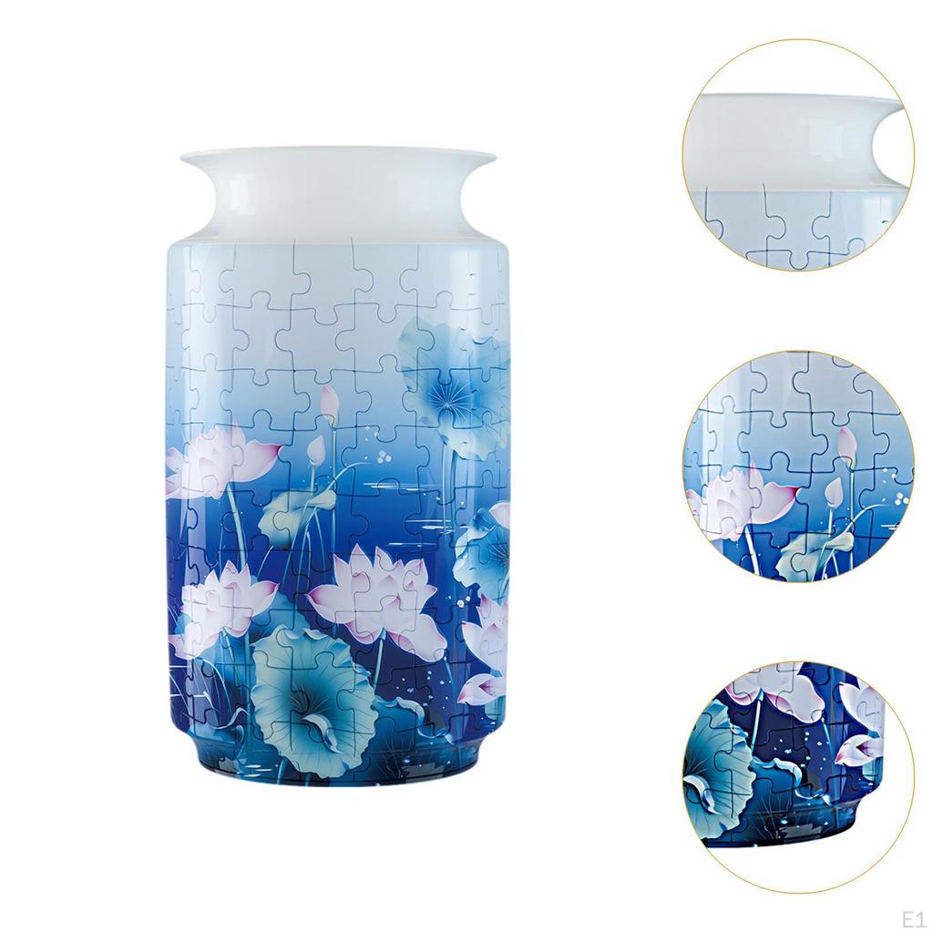 3D květinová aranžmá puzzle váza pro stolní dekoraci