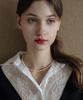 Has En016 Basic Pearl Gold Ball Necklace