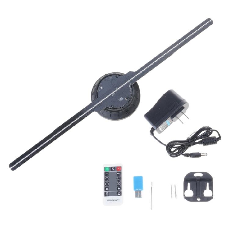 Upgrade 3D Hologram Advertising Display Fan Hi-Resolution Added Store Bar Durabl
