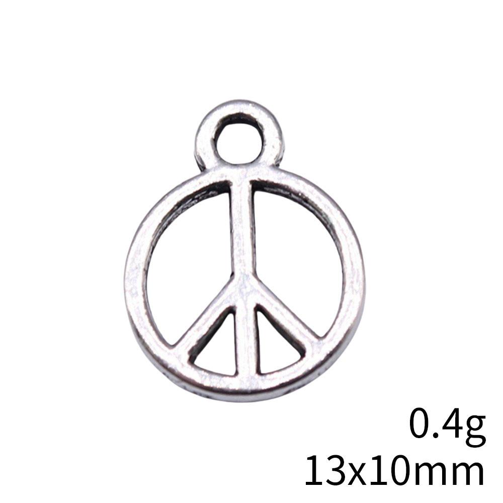 Valentinstag Großpackung Anhänger Friedenssymbol Anhänger Anhänger Rucksackanhänger Set