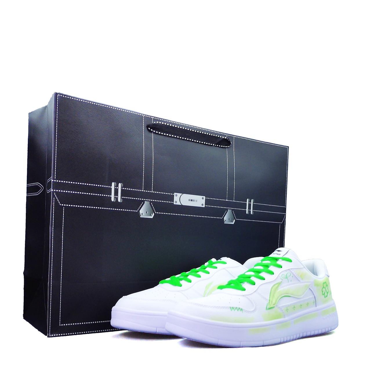 Li Ning Плывущая лодка Баланс Легкие Дышащие Низкие Кеды для скейтборда Унисекс AGCS419-1(team1782-) 35.5