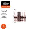 800-Character Electric Screwdriver Set, 4mm Diameter, Round Shank & Handle, Fine Head Bits PH0 PH1