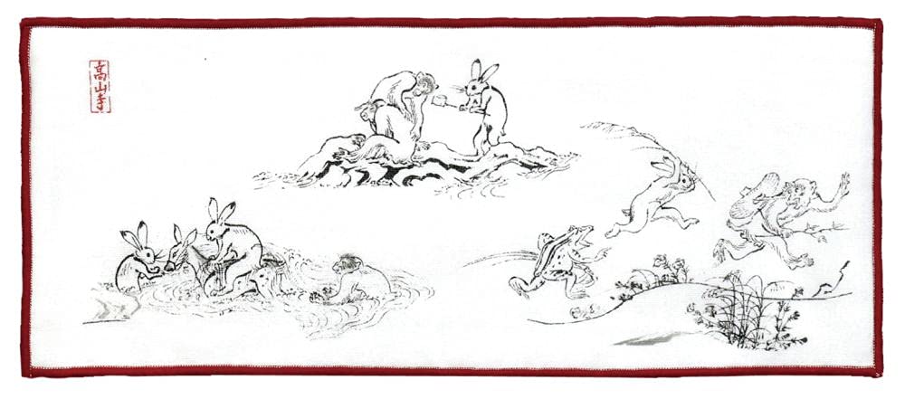 Yamamoto Jin Shoten Fukufukufu Handkerchief for Glasses and Smartphones Monkey Chaser -