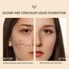 EELHOE Foundation  Brightening Skin Nude Concealer Natural Setting Moisturizing Pore-Covering Liquid