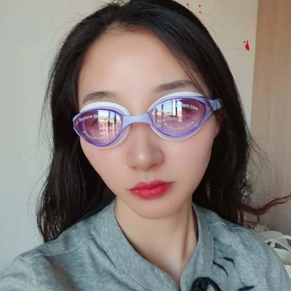 TPU Big Frame Swimming Goggles Waterproof Anti-fog Swim Eyewear  Diving Mask